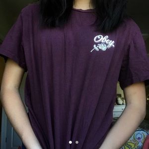 Obey Maroon Shirt!!!!! 😻🌹